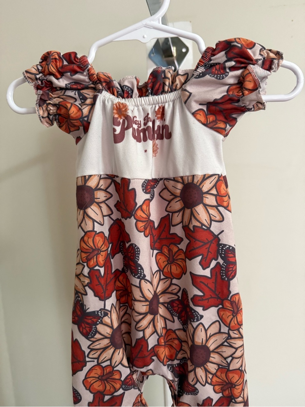 Hey There Pumpkin Romper - Picture 3 of 9